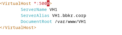 Apache Virtual Host by Port 1