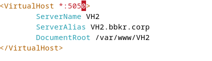 Apache Virtual Host by Port 2